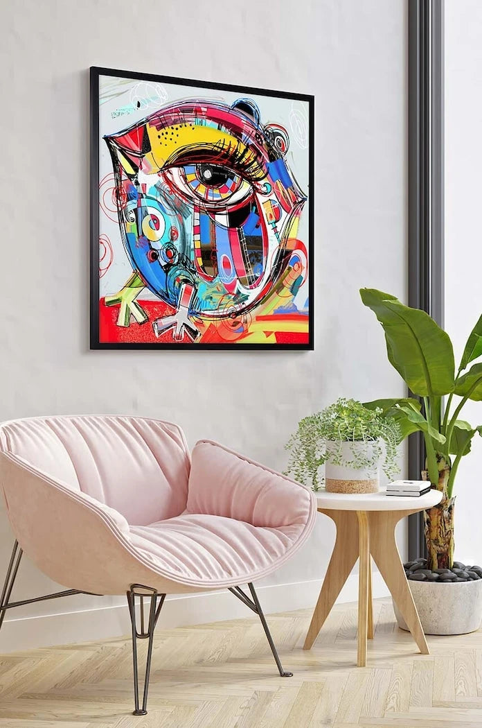 Репродукция върху хартия в рамка 70x70 cm
