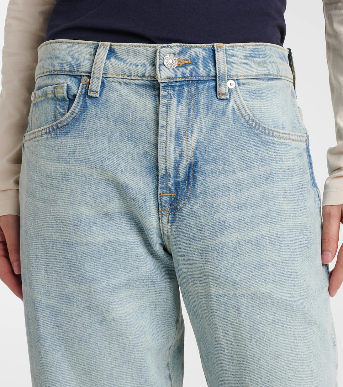 7 For All Mankind - Tess Trouser high-rise straight jeans