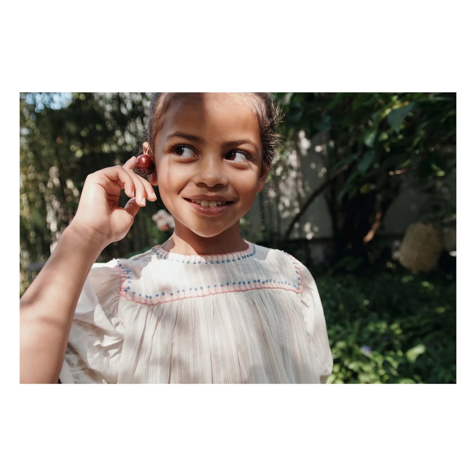 Emile et Ida - Embroidered blouse | Cream