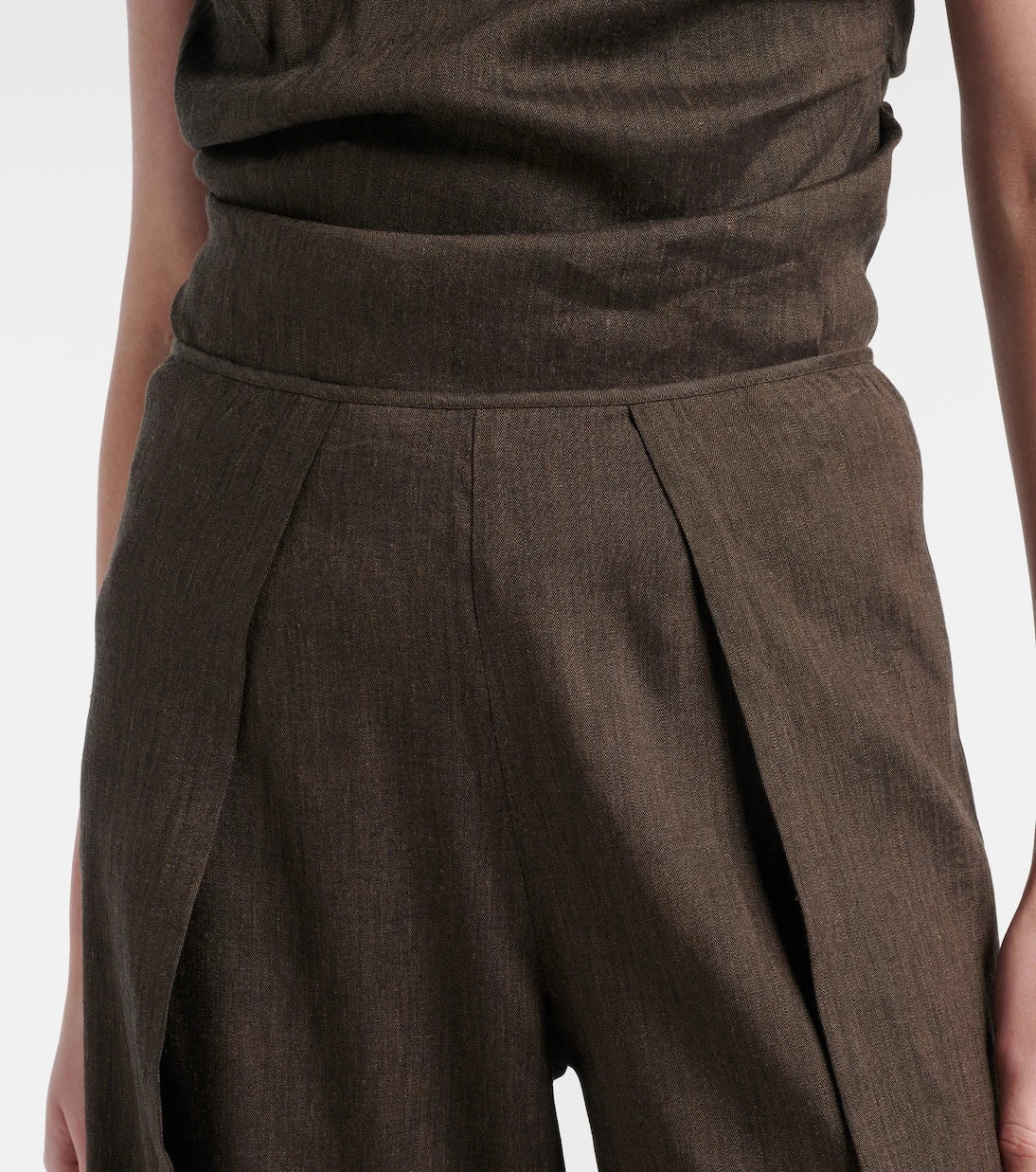 Proenza Schouler - Calla linen-blend wide-leg pants