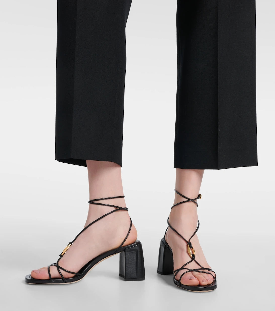 Jimmy Choo - Onyxia 70 leather sandals