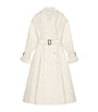 Givenchy Ivory Cotton Belted Trench Coat