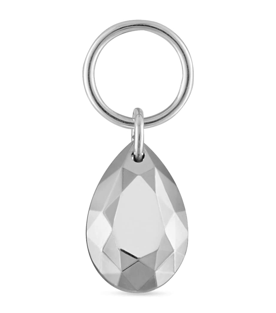 Faceted Pear Charm (5.5mm)
