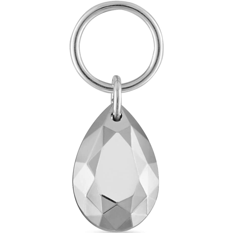 Faceted Pear Charm (5.5mm)