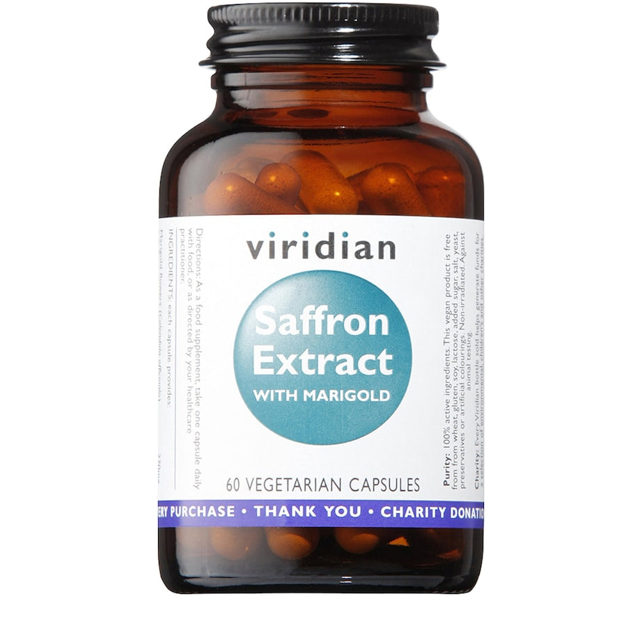Viridian Saffron Extract with Marigold (60 Capsules)