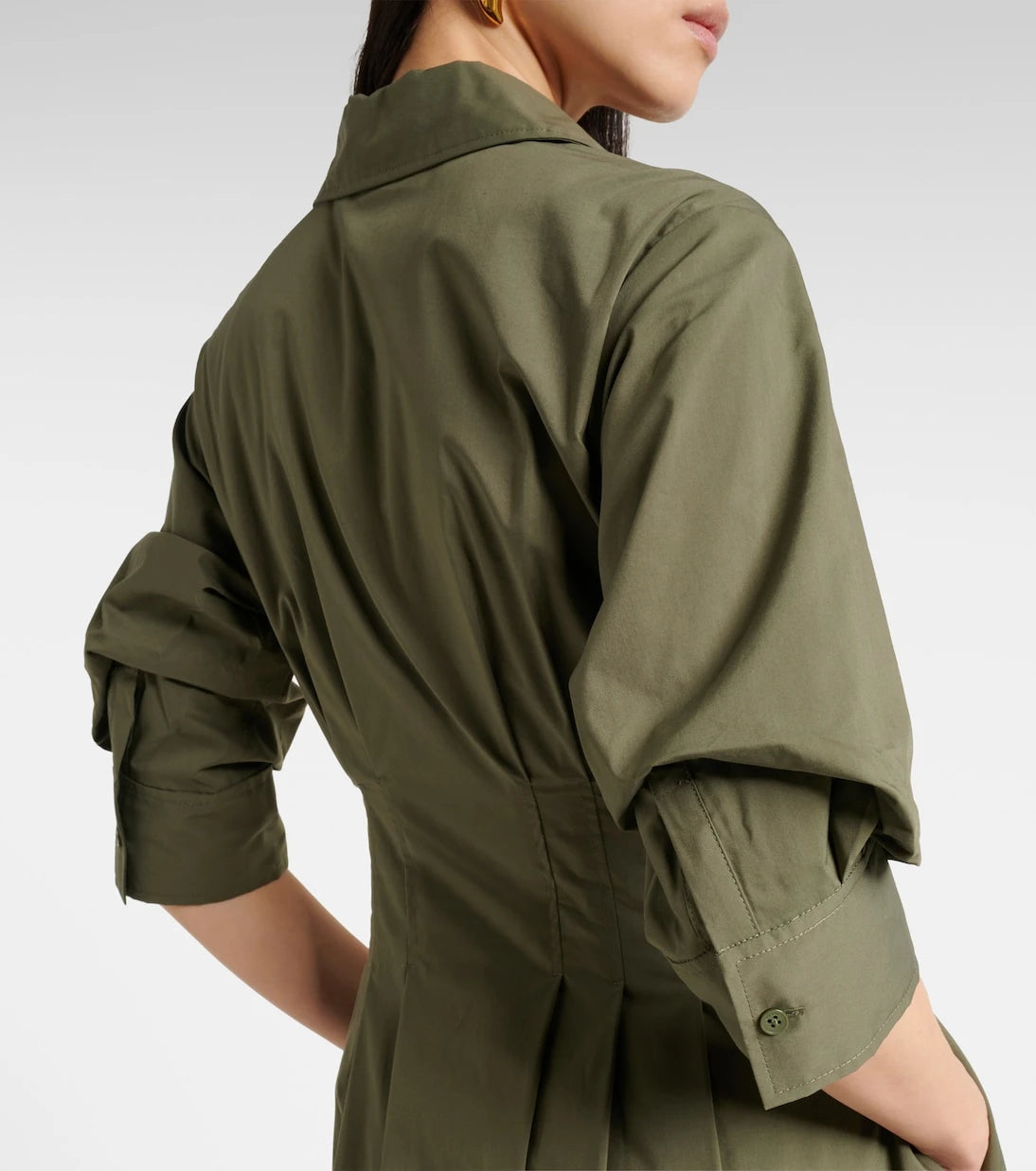 Simkhai - Jazz cotton-blend poplin shirt dress