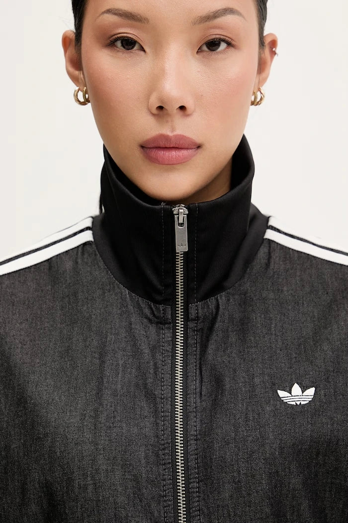 adidas Originals fermuarlı kadın pamuklu sweatshirt