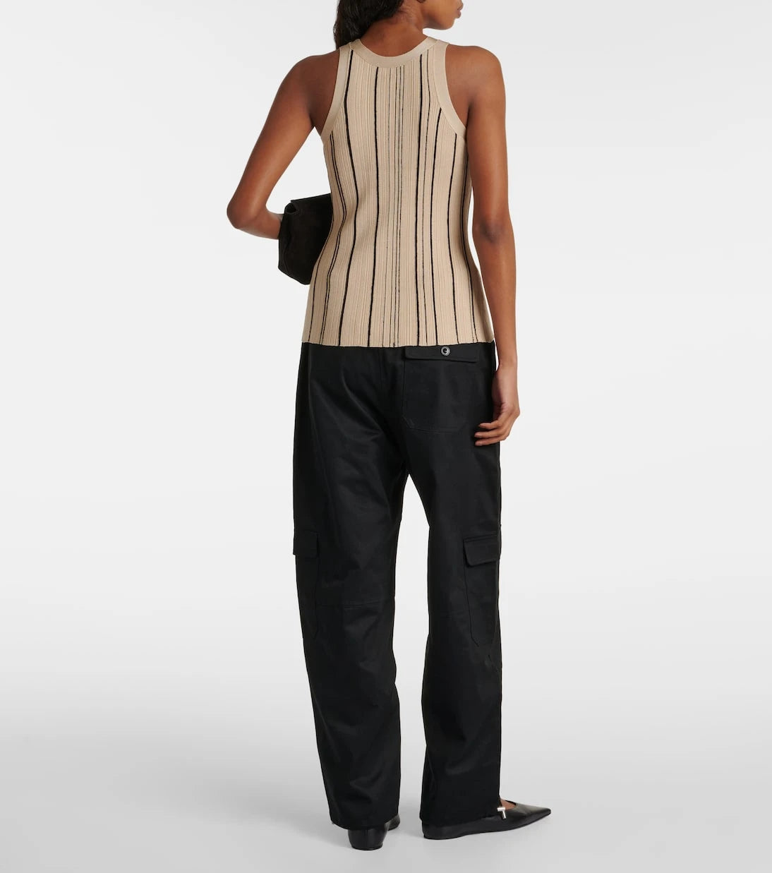 Toteme - Striped jersey tank top