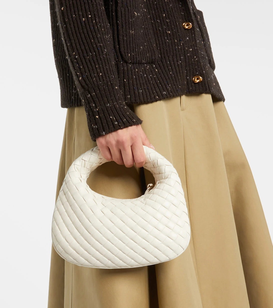 Bottega Veneta - Veneta Baby leather top-handle bag