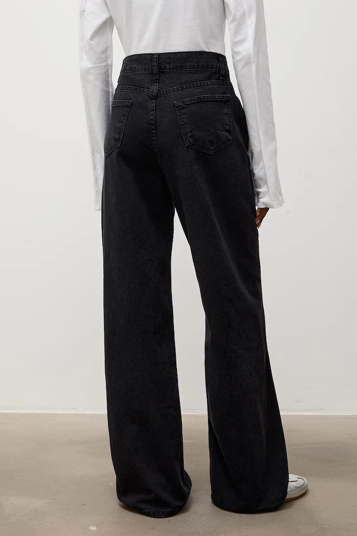 Kadın wide leg jean