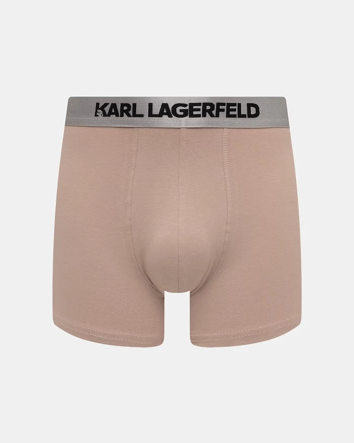 Karl Lagerfeld pamuklu elastan erkek boxer 3'lü