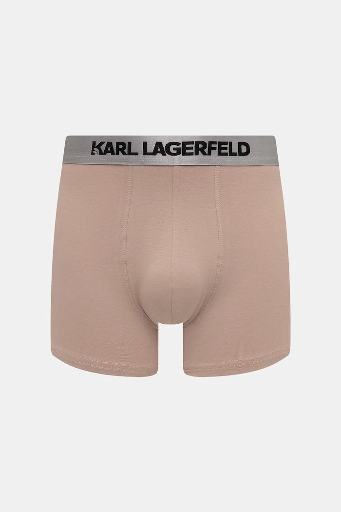Karl Lagerfeld pamuklu elastan erkek boxer 3'lü