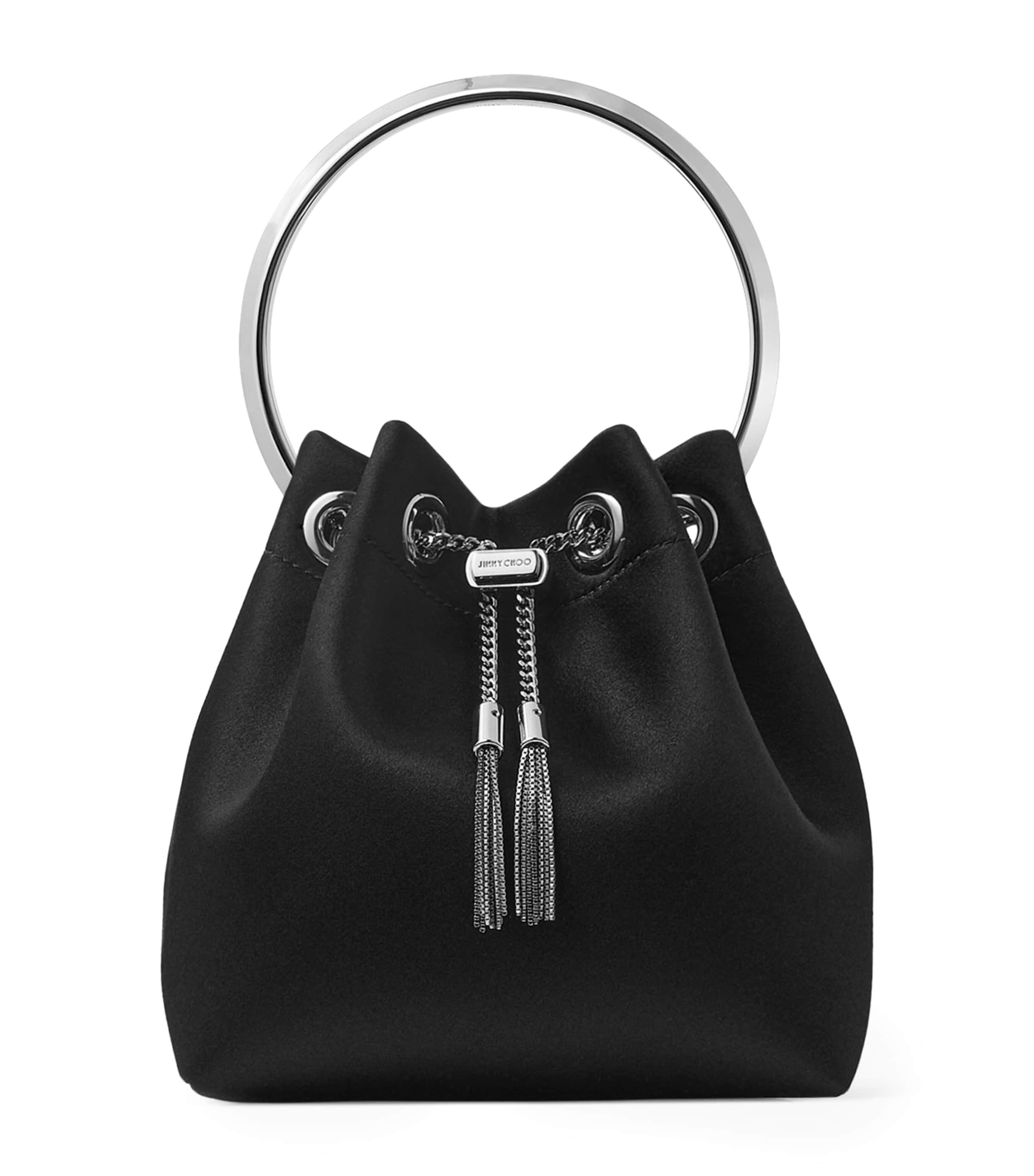 Jimmy Choo Multi Bon Bon Satin Top-Handle Bag