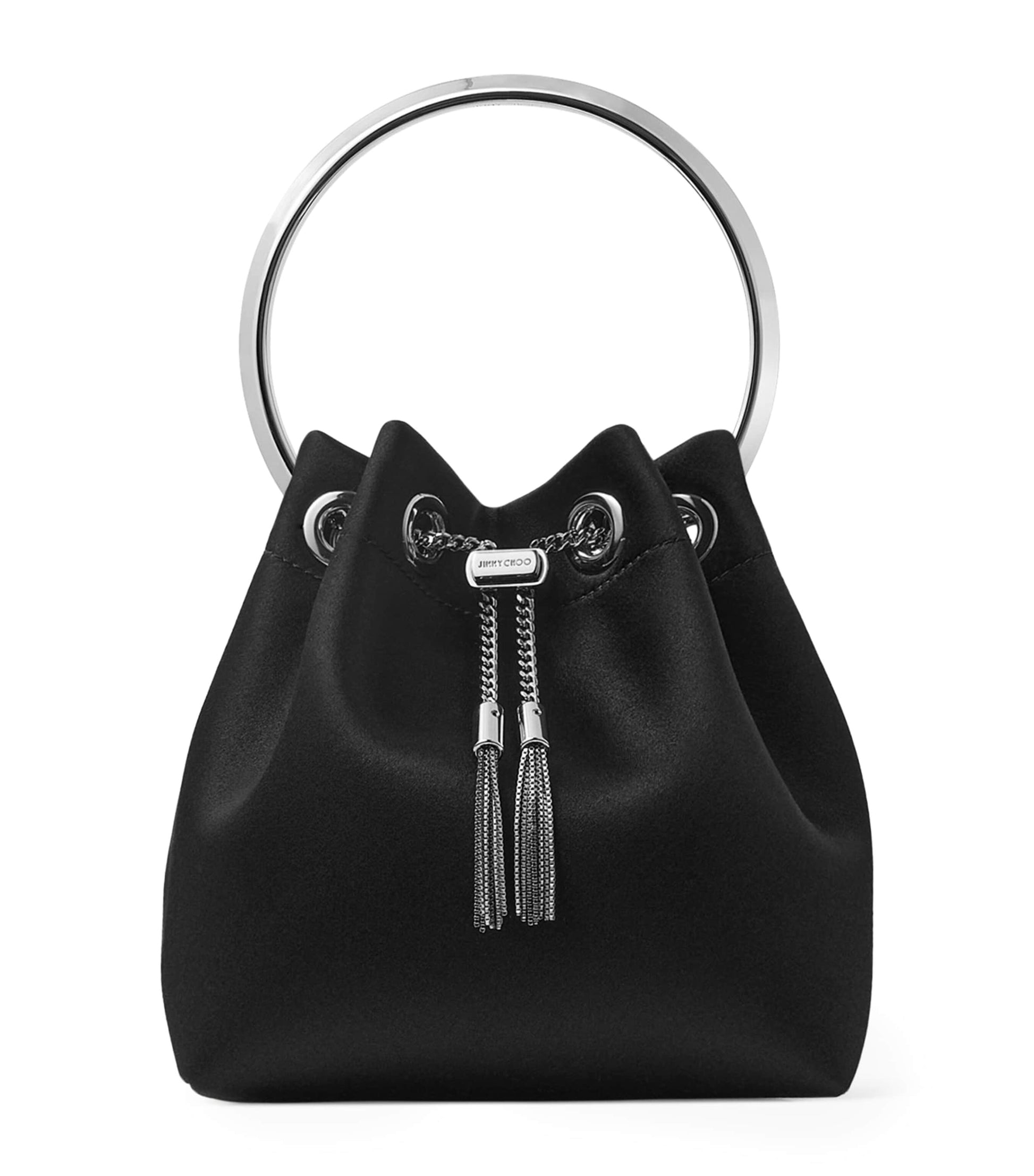 Jimmy Choo Multi Bon Bon Satin Top-Handle Bag