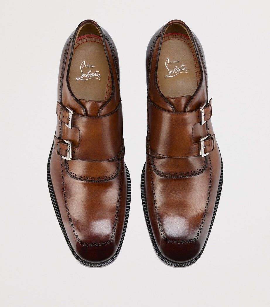 Sartok Leather Monk Shoes