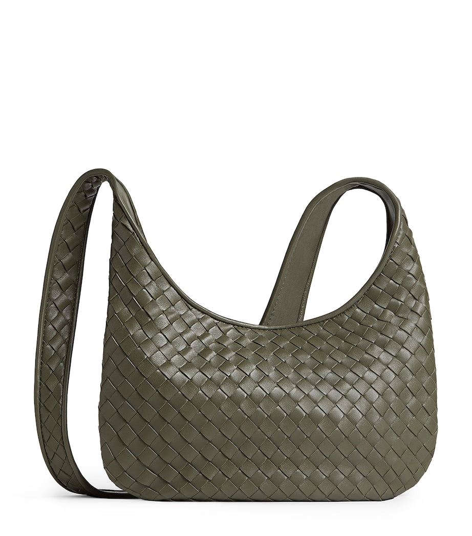 Bottega Veneta Small Leather Intrecciato Veneto Cross-Body Bag