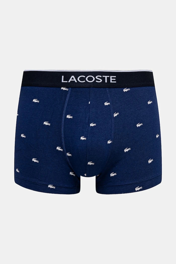 Lacoste erkek pamuklu elastan dar kesim boxer 3'lü