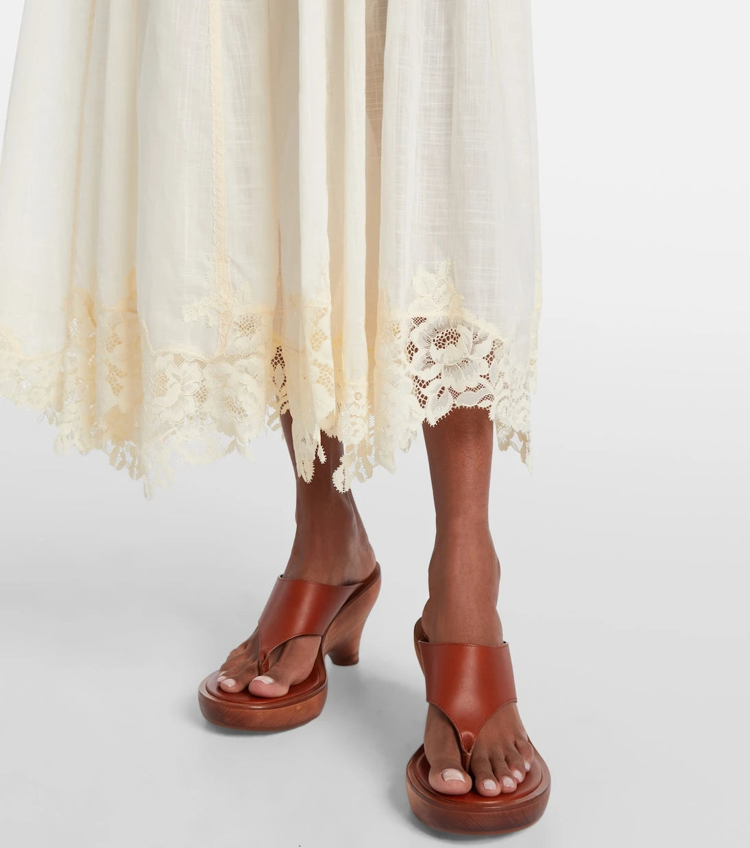 Zimmermann - Cascadian cotton lace midi dress