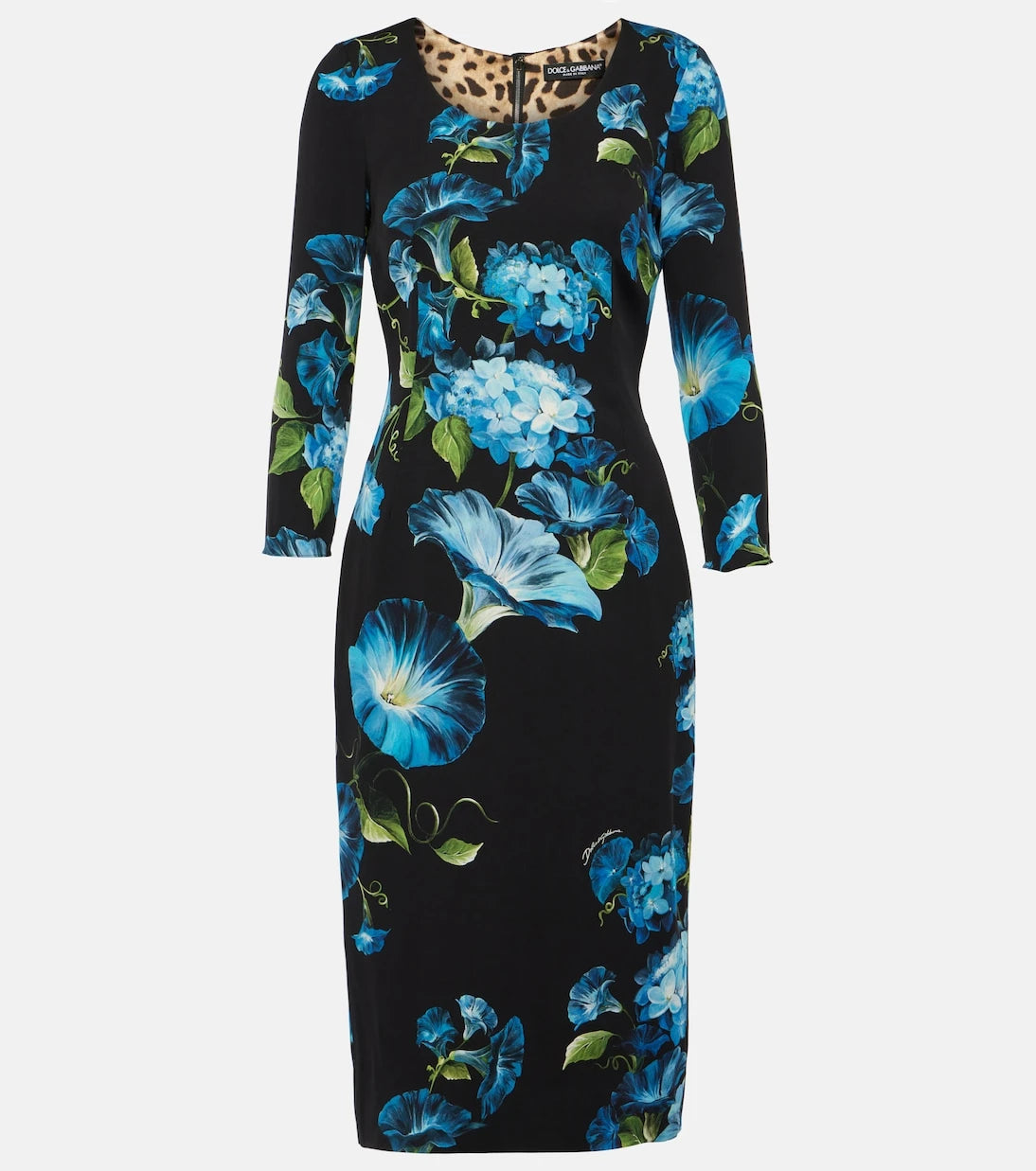 Dolce&Gabbana - Floral silk-blend midi dress