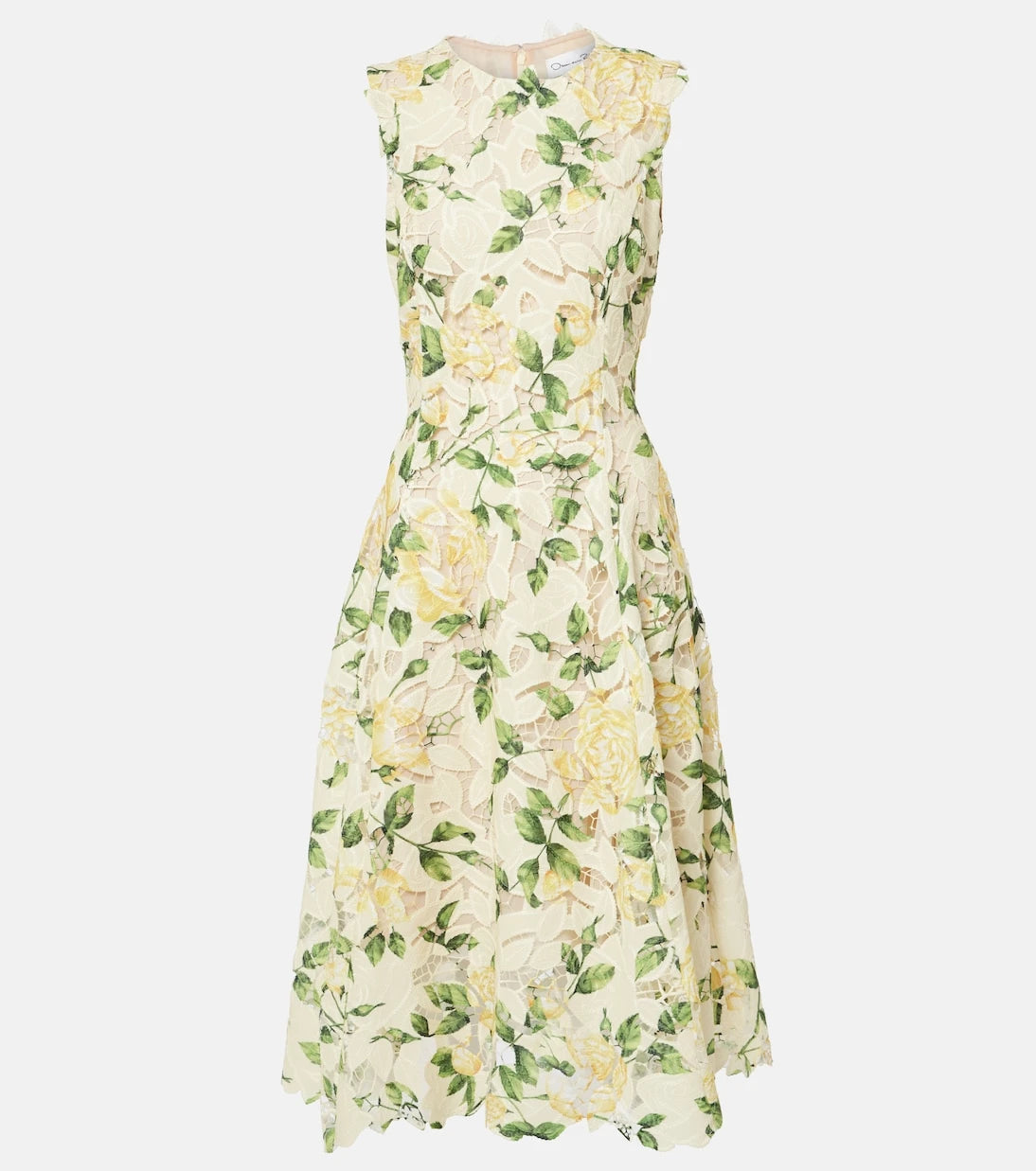Oscar de la Renta - Printed midi dress
