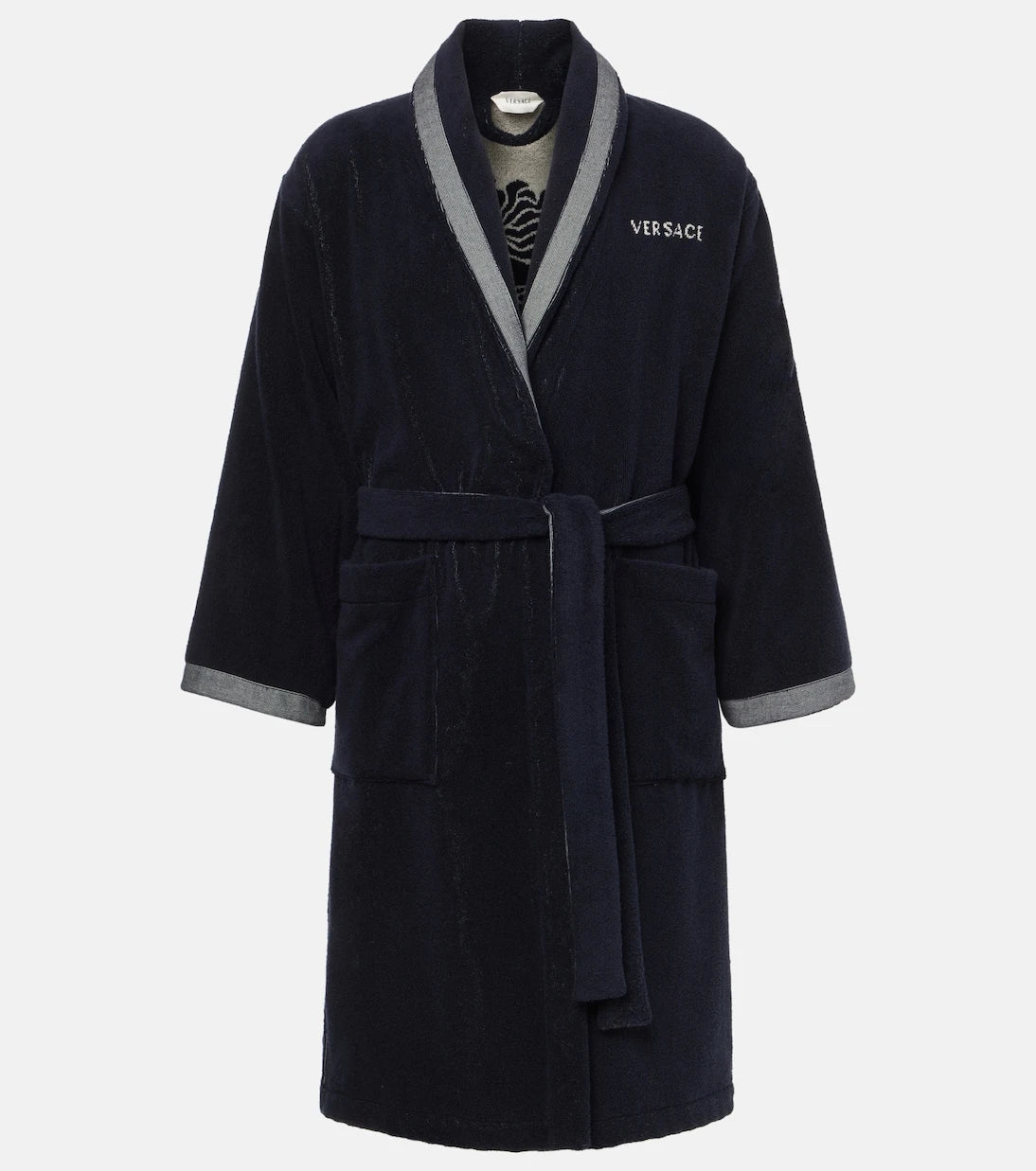Versace Home - La Medusa jacquard cotton terry bathrobe