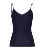 Navy Woolen Silk Camisole