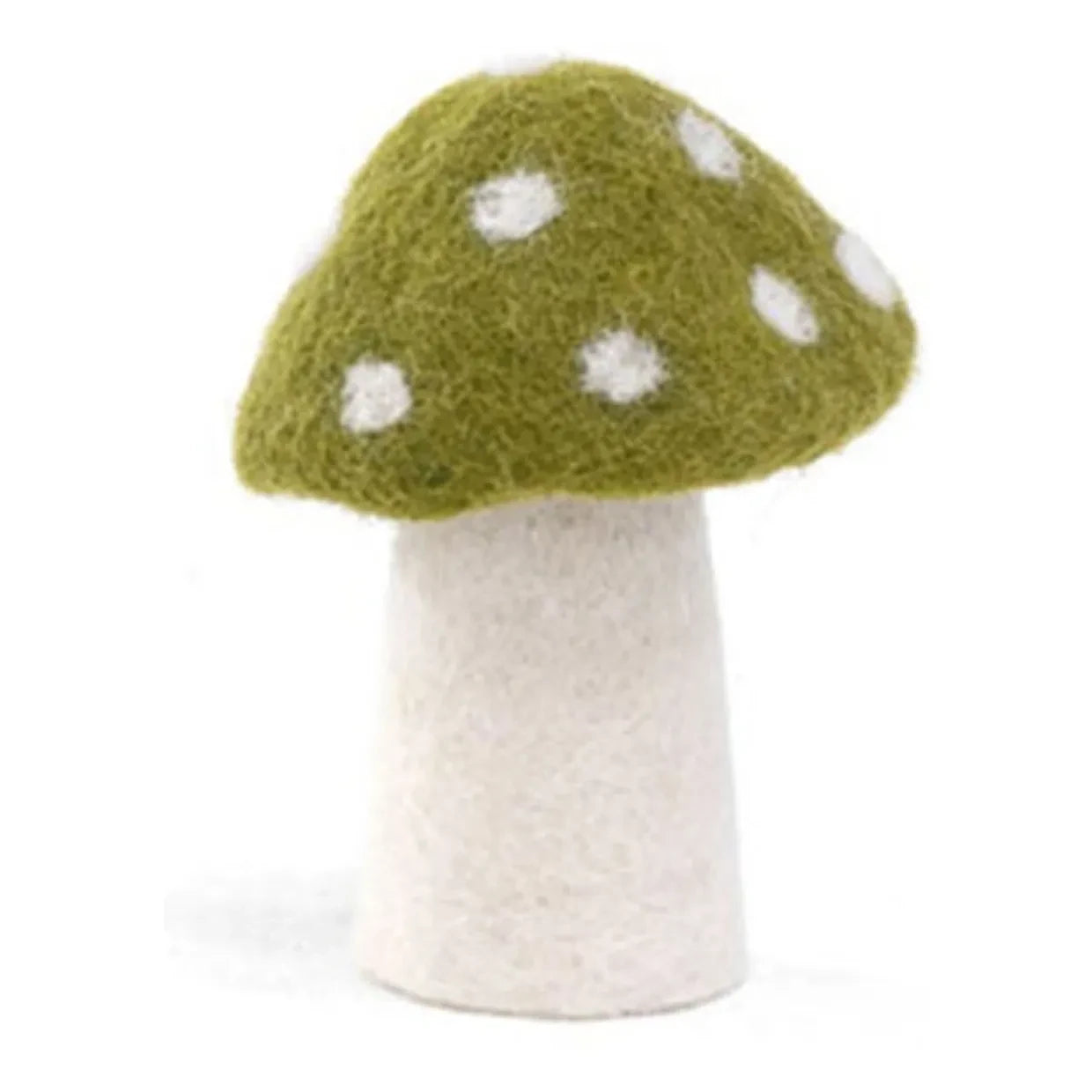 Muskhane - Dotty felt mushrooms - Set of 3 | Green