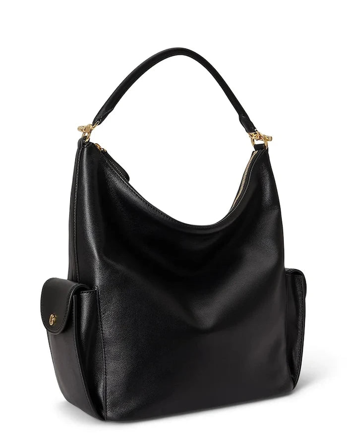 Lauren Ralph Lauren deri tote kadın çantası