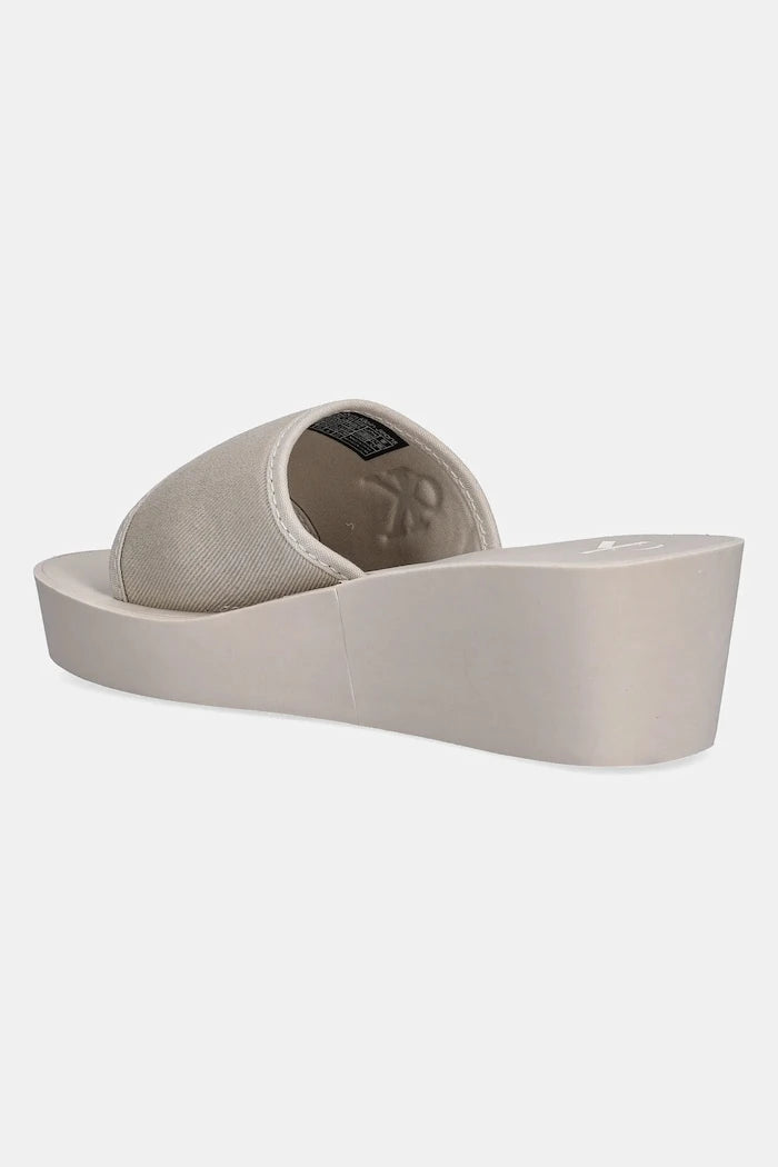 Чехли Calvin Klein Jeans BEACH WEDGE SLIDE CANVAS