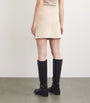 Claudie Pierlot Neutral Wool-Blend Mini Skirt