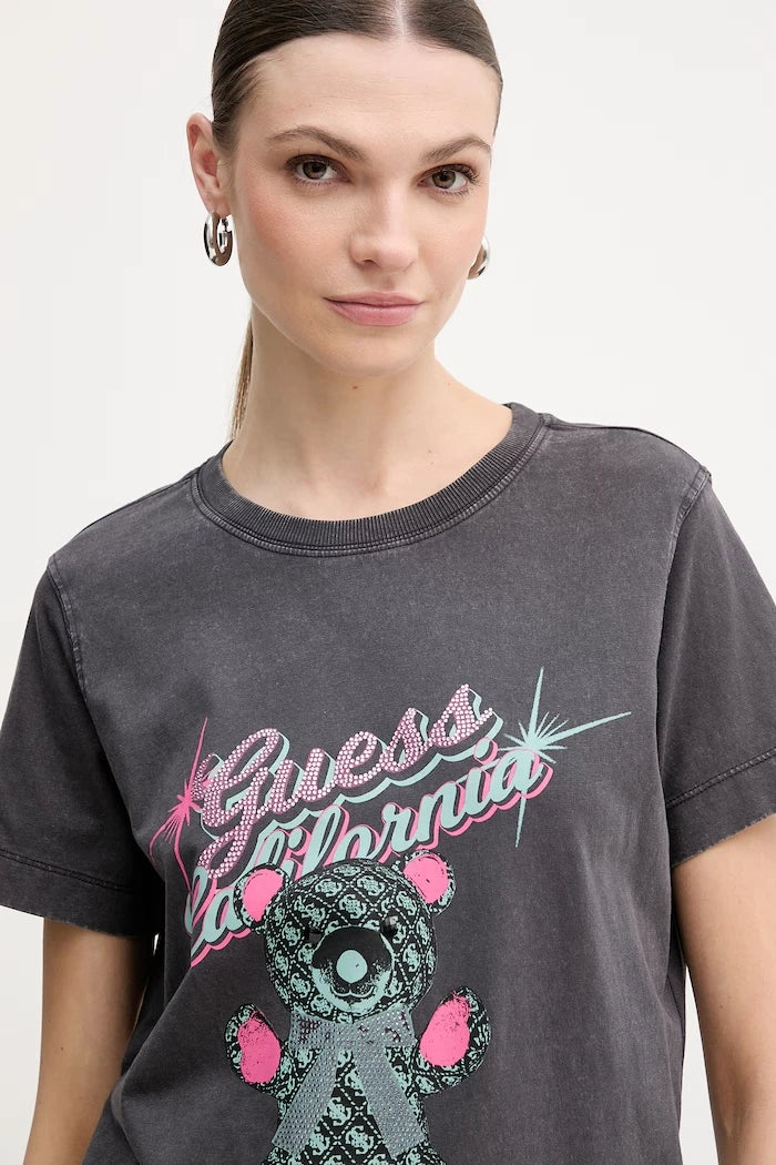 Памучна тениска Guess