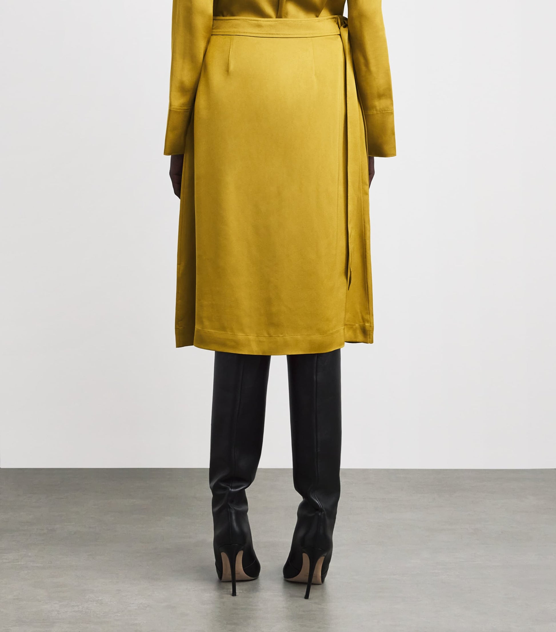 Joseph Brown Crepe Jeanne Pleated Mini Skirt