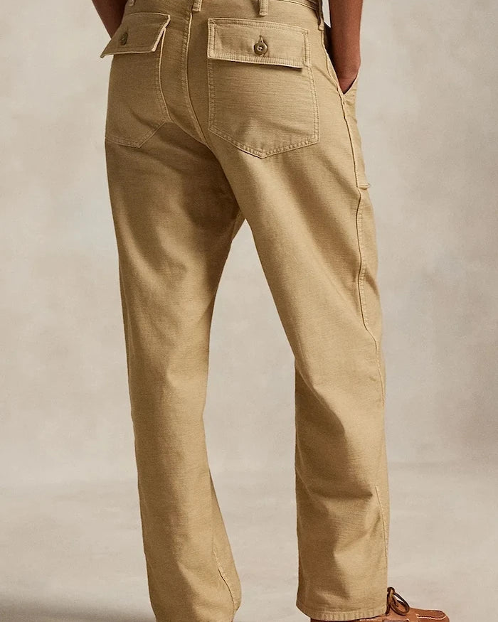 Polo Ralph Lauren kadın pamuklu düz pantolon