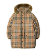 Burberry Kids Down Check Puffer Jacket (3-12 Years)
