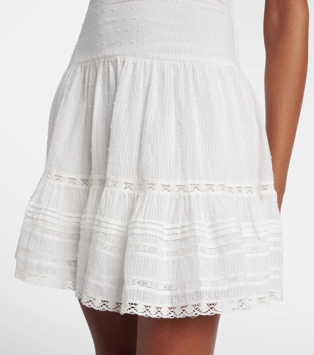 Poupette St Barth - Della ruffled cotton minidress