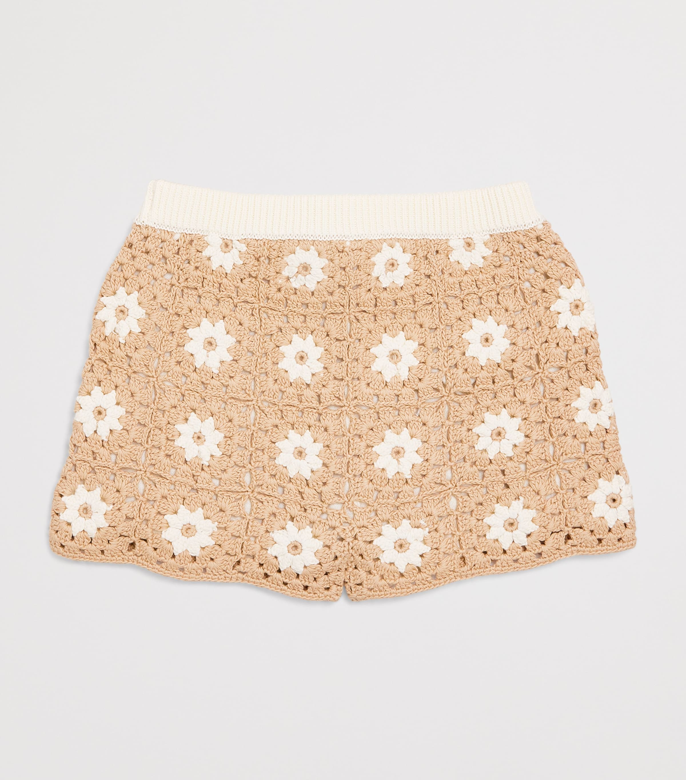 Zimmermann Kids Cotton Crochet Cascadian Shorts (2-12 Years)