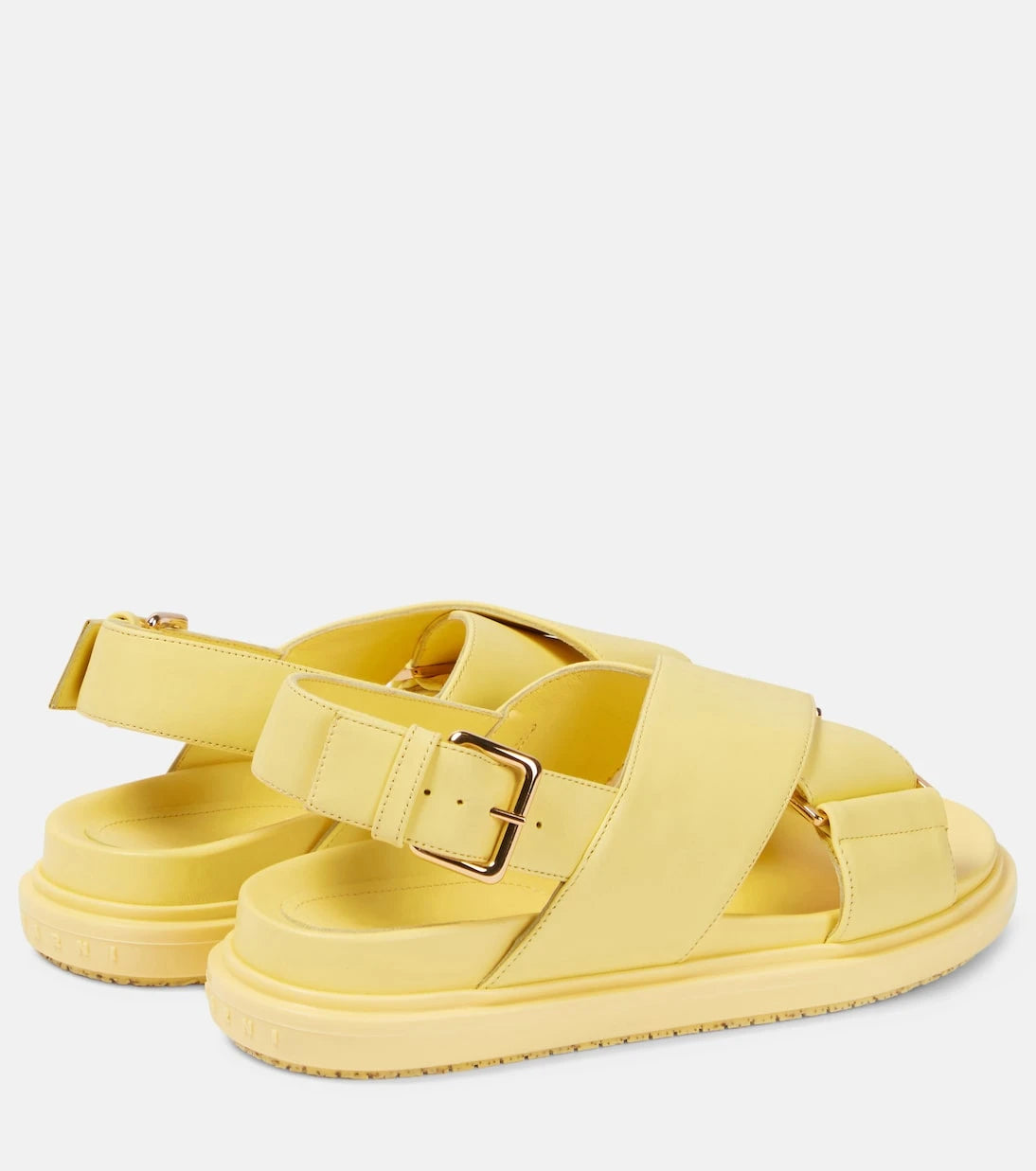 Marni - Fussbett leather sandals