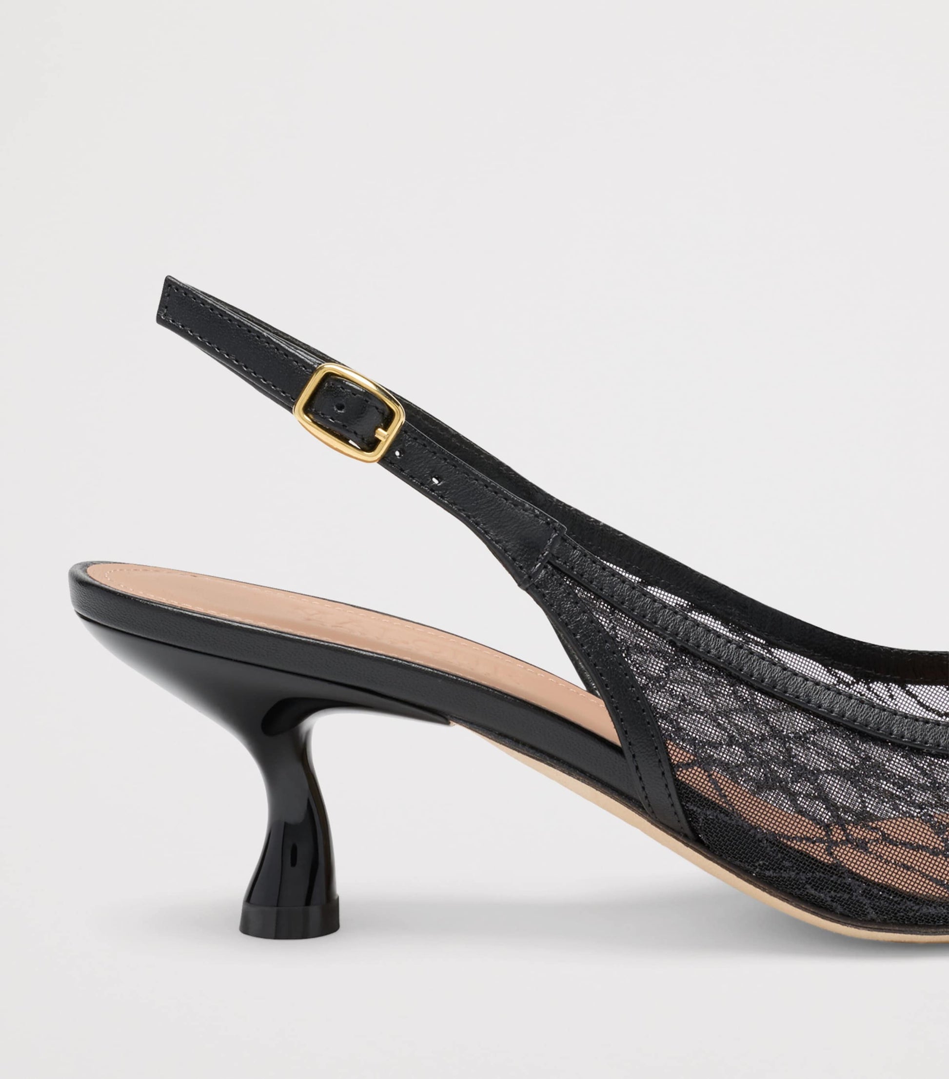 Malone Souliers Glittered Jama Slingback Heels 45