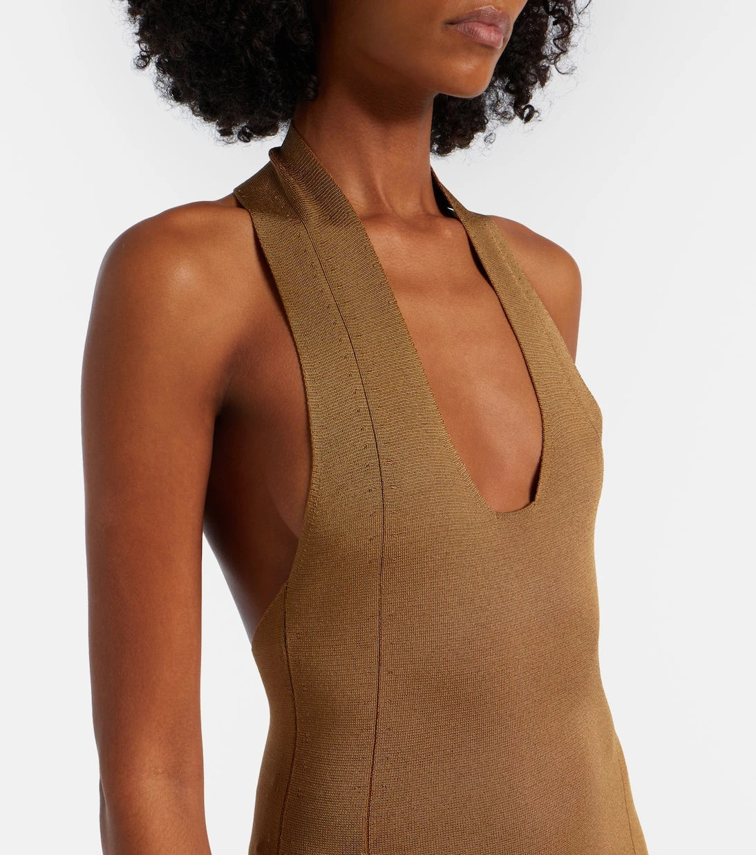Khaite - Mahi halterneck maxi dress