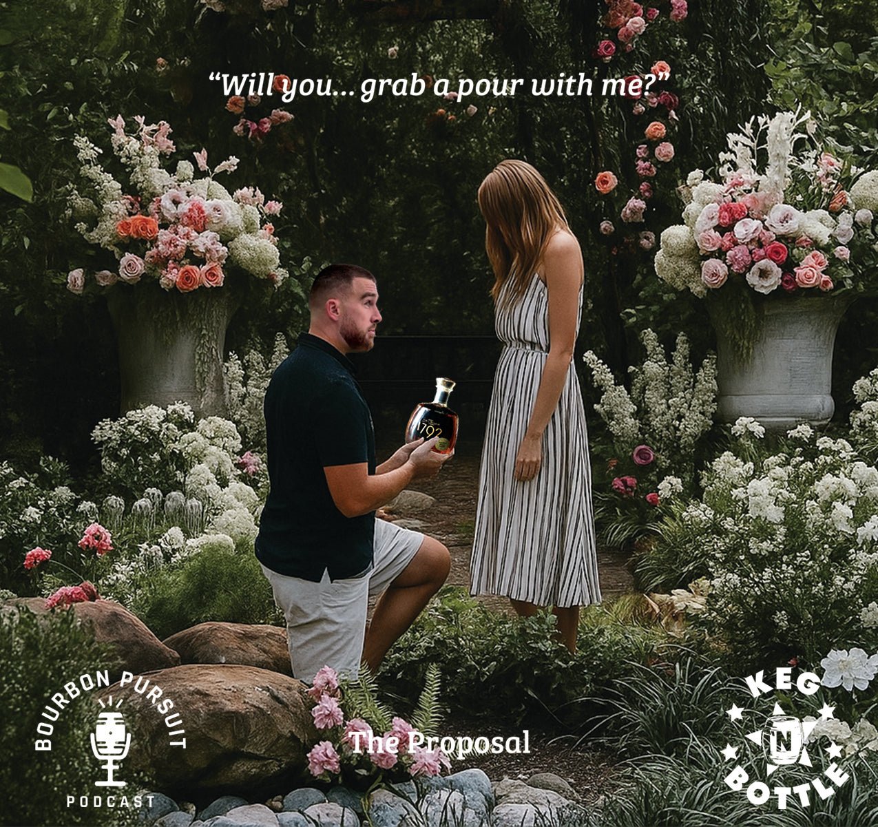 1792 Single Barrel Select Bourbon (The Proposal) - Bourbon Pursuit & Keg N Bottle Private Barrel Pick 750 ml