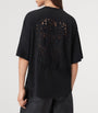 Black Cotton Craneo Amelie T-Shirt