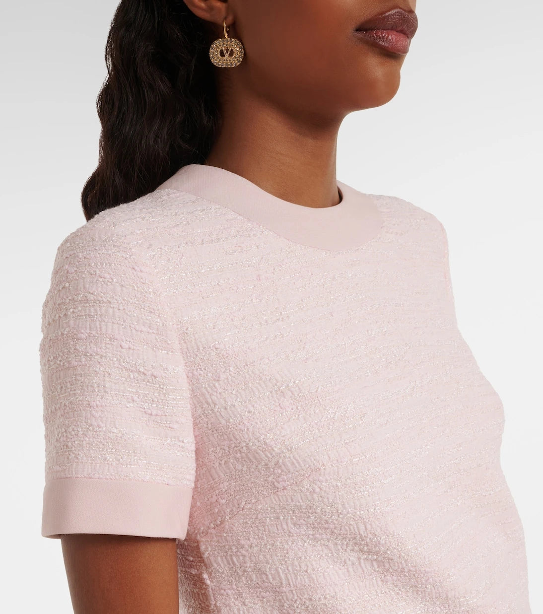 Valentino - VGold tweed minidress