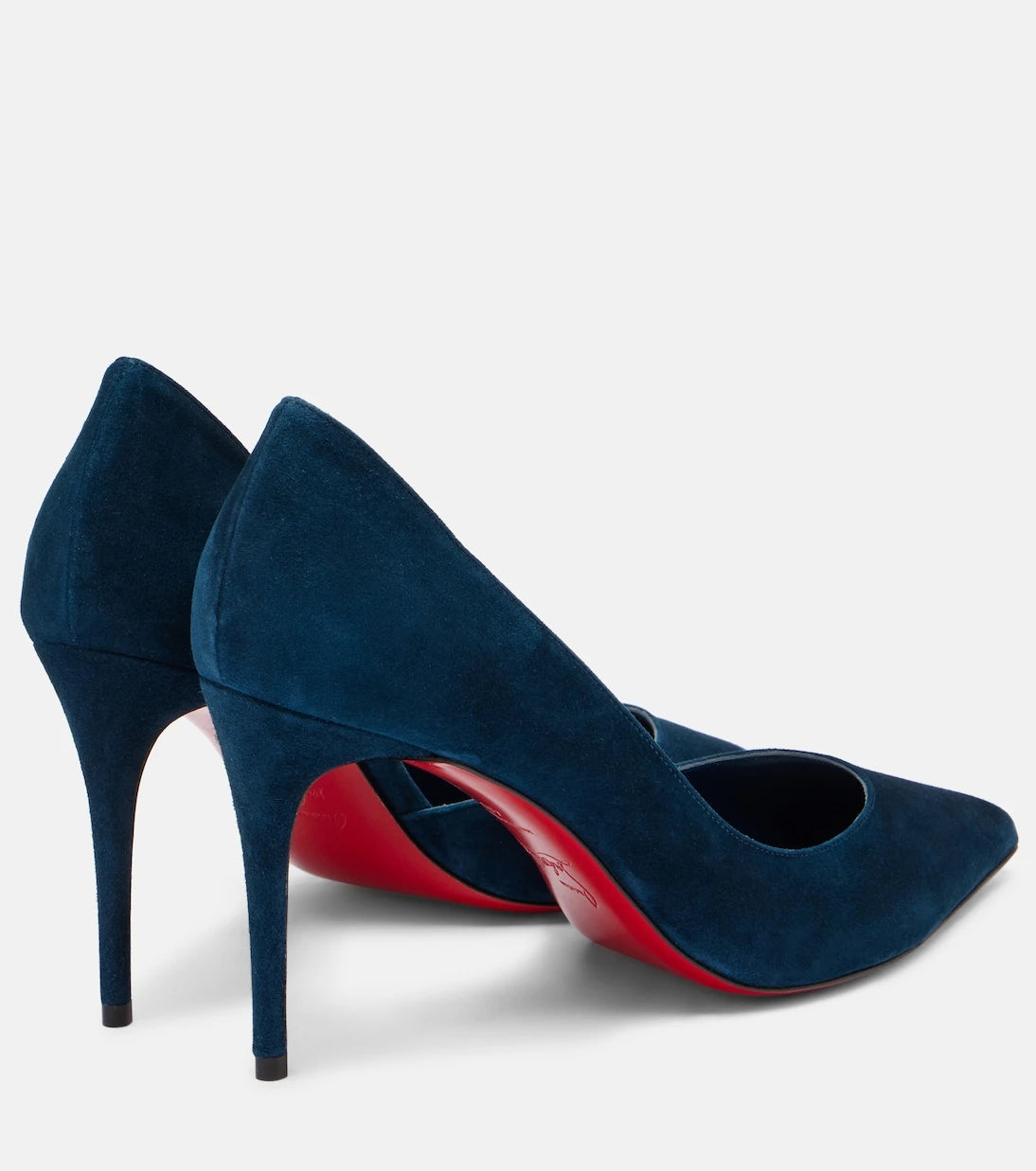 Christian Louboutin - Iriza 85 suede d'Orsay pumps