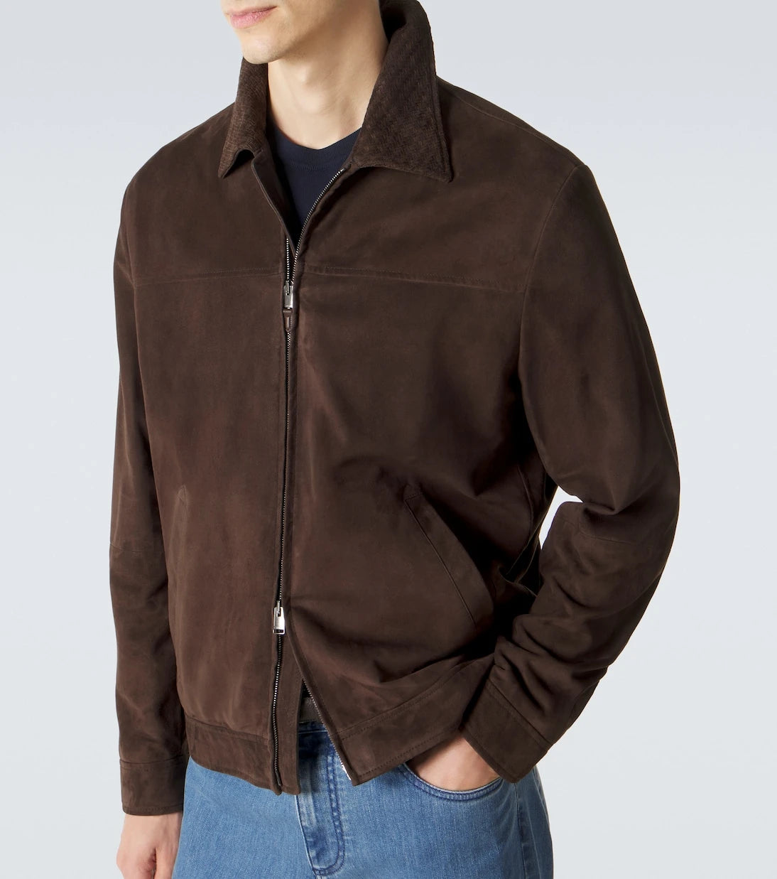 Canali - Suede blouson jacket