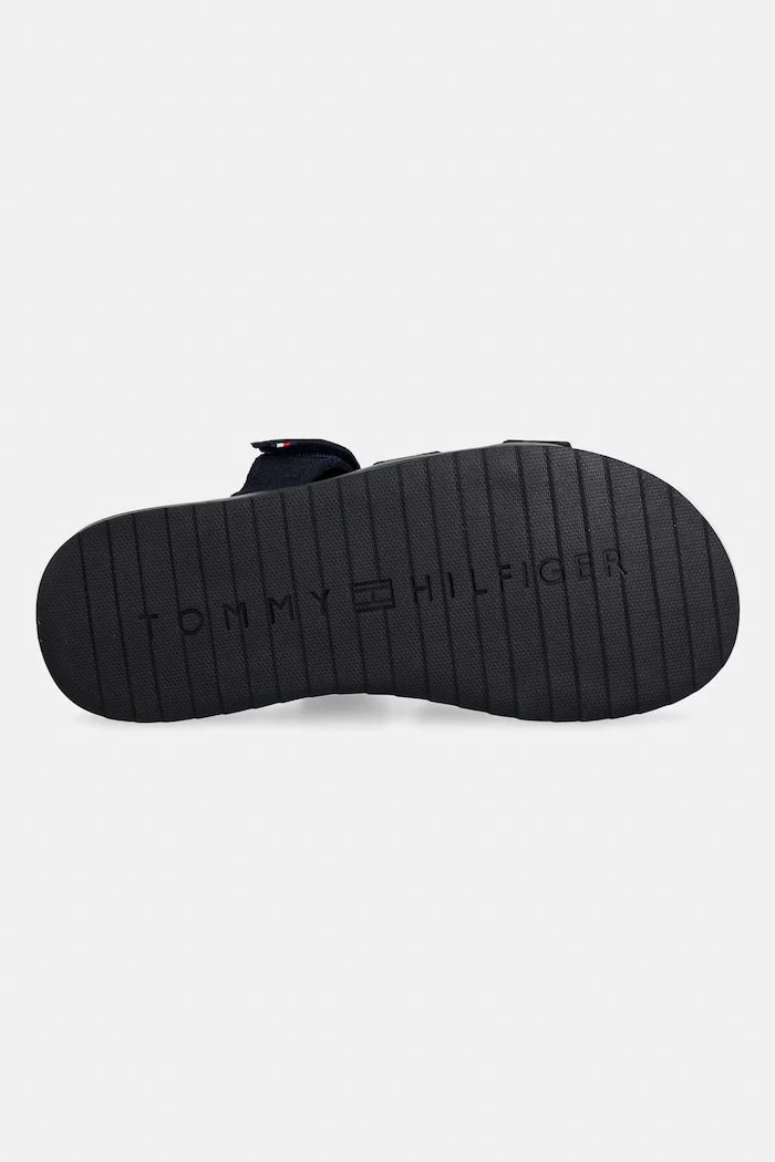Tommy Hilfiger чехли мъжки от велур ADJUSTABLE PREMIUM SUEDE SANDAL