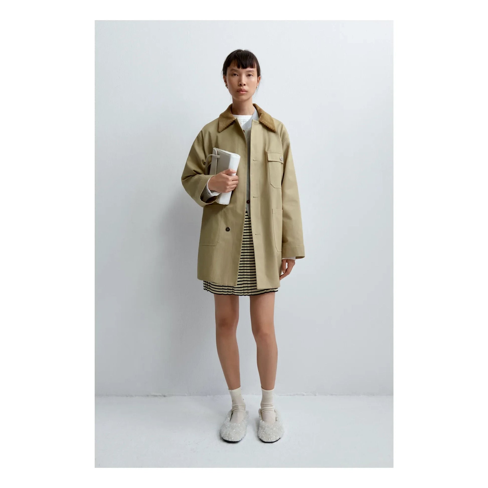 Cordera - Button-down jacket  | Beige