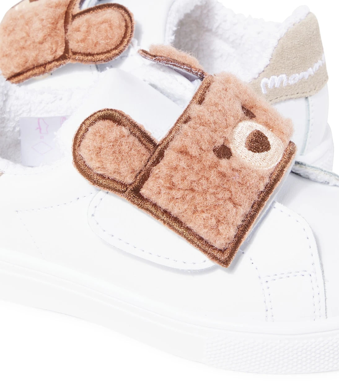 Monnalisa - Bear leather sneakers