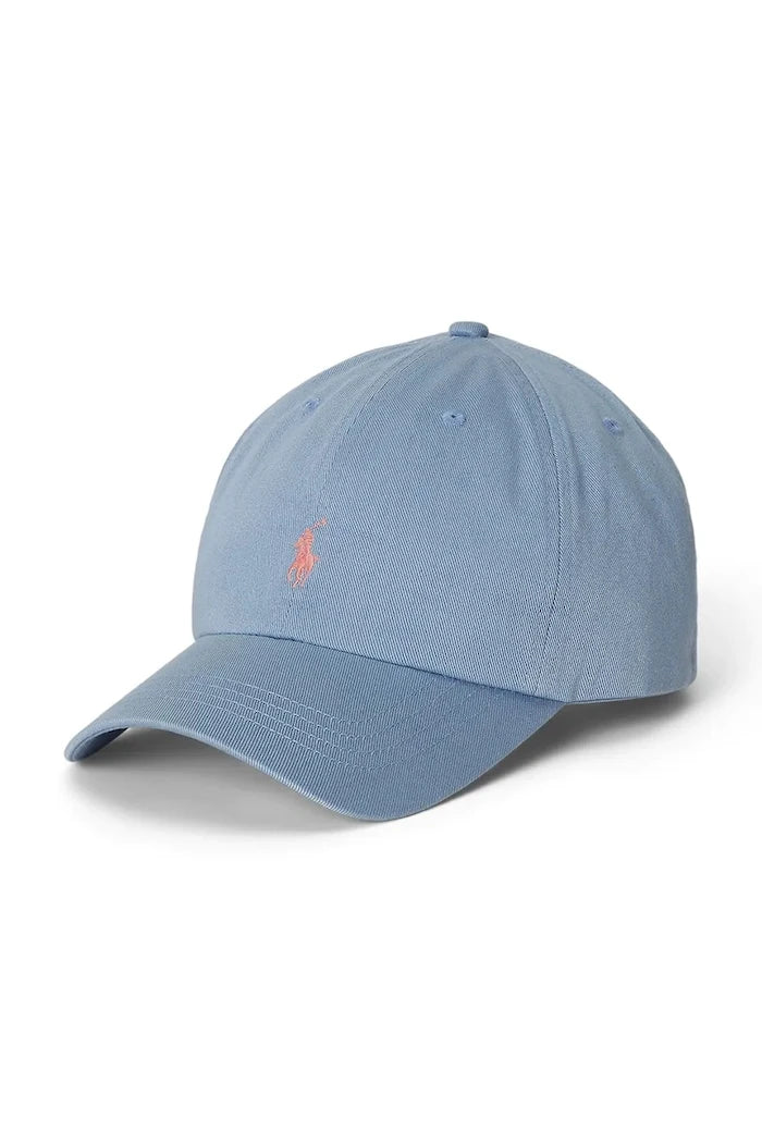 Детска памучна шапка с козирка Polo Ralph Lauren