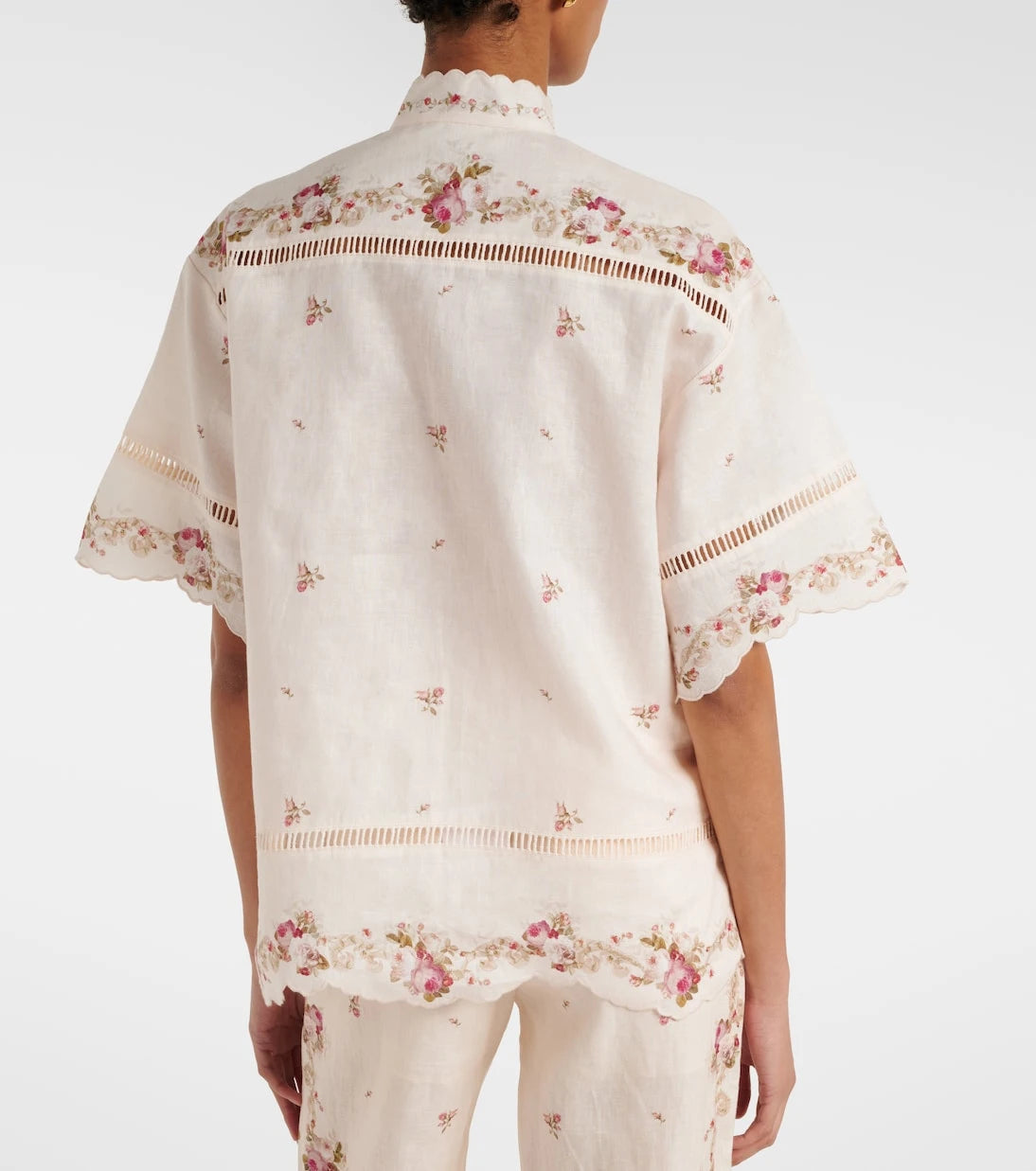 Zimmermann - Patience floral linen shirt