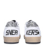 White Leather Ball Star Sneakers